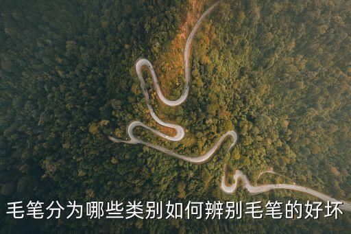 毛筆分為哪些類別如何辨別毛筆的好壞