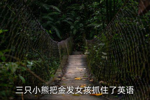 金發女孩和三只熊，金發姑娘和三只熊寓意