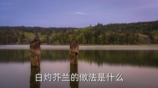 白灼芥蘭的做法是什么