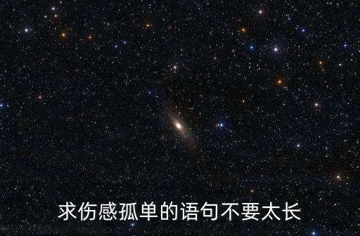 孤獨的句子，孤獨的句子求高人