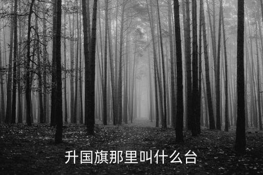 升國旗那里叫什么臺