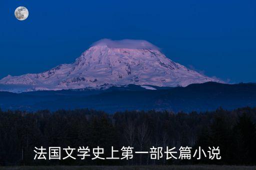 法國文學史上第一部長篇小說