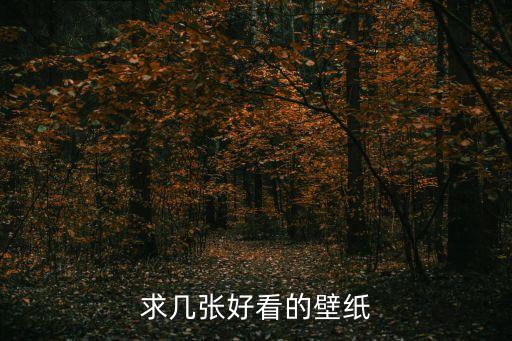 求幾張好看的壁紙