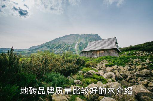 地板磚品牌，地磚品牌質(zhì)量比較好的求介紹
