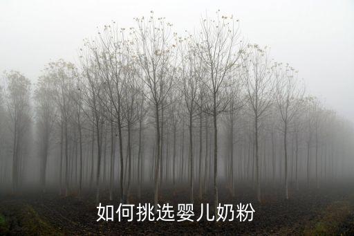 如何挑選嬰兒奶粉