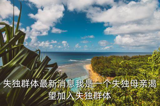 失獨群體，怎樣加入失獨群體