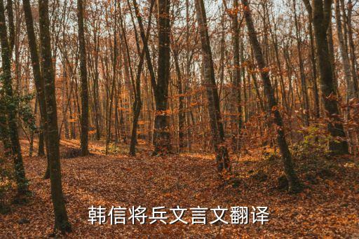 韓信將兵，韓信將兵的名稱的由來含義