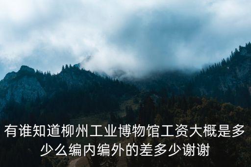 柳州工業(yè)博物館，有誰知道柳州工業(yè)博物館工資大概是多少么編內(nèi)編外的差多少謝謝