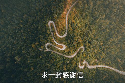 感恩的信，求一封感謝信