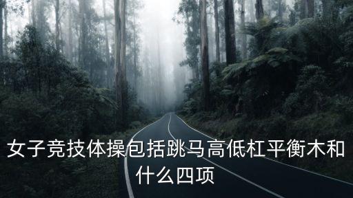 競(jìng)技體操，女子競(jìng)技體操包括跳馬高低杠平衡木和什么四項(xiàng)