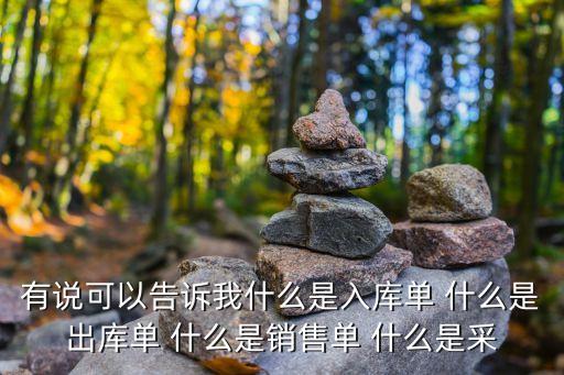 采購入庫單，采購訂單和采購入庫單有什么區別