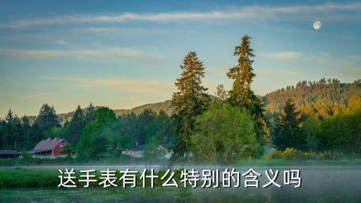 送手表有什么特別的含義嗎