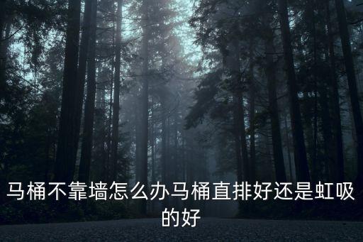 馬桶不靠墻怎么辦馬桶直排好還是虹吸的好