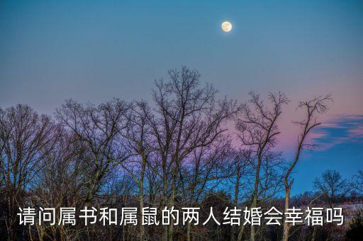 屬書，請問屬書和屬鼠的兩人結婚會幸福嗎