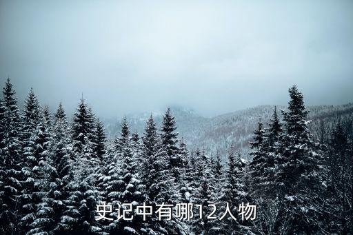 史記中的人物，史記中有哪12人物