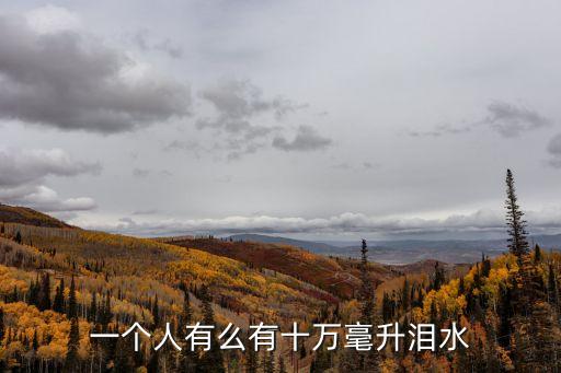 十萬毫升淚水，你煩不煩 我要的快樂很簡單 歌詞