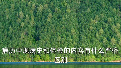 現病史的內容包括哪些，現病史主要部分