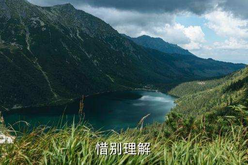 惜別，惜別理解