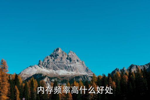 內存頻率高有什么好處，內存頻率高有什么好處