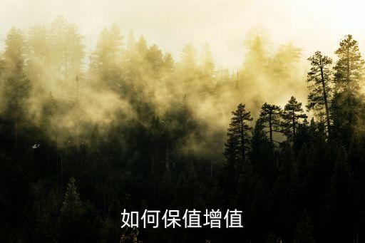 資產(chǎn)保值增值，國(guó)有資產(chǎn)保值增值的概念