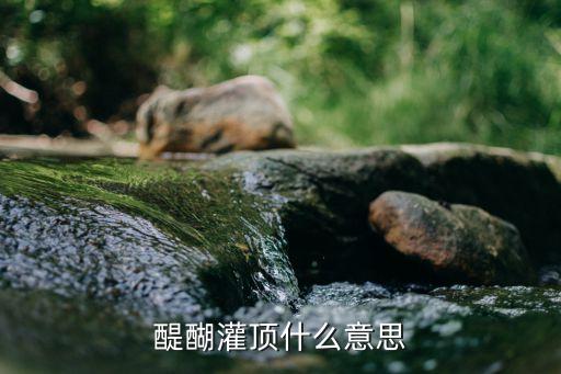 醍醐灌頂什么意思