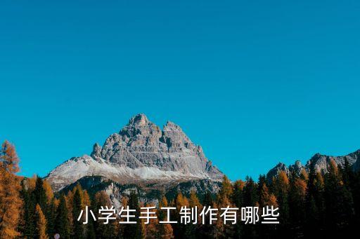 二年級手工小制作，適合小學生的手工制作