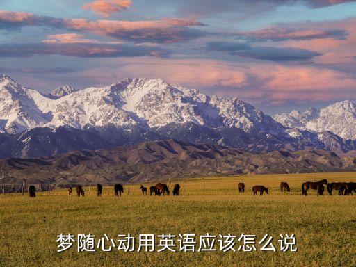 夢(mèng)隨心動(dòng)，夢(mèng)隨心動(dòng)是什么意思啊