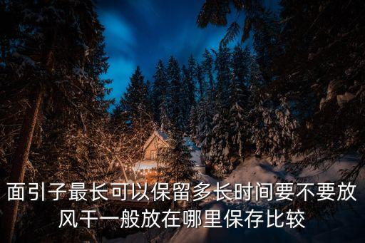 面引子最長可以保留多長時間要不要放風干一般放在哪里保存比較