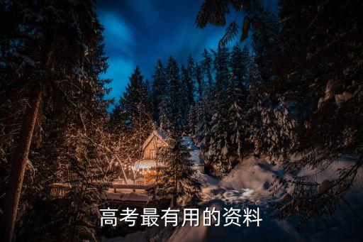 高考最有用的資料