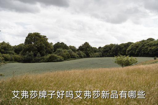 艾弗莎，艾弗莎牌子好嗎艾弗莎新品有哪些