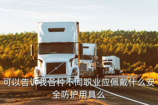 安全防護用品，急施工現場安全防護用具包括哪些謝啦