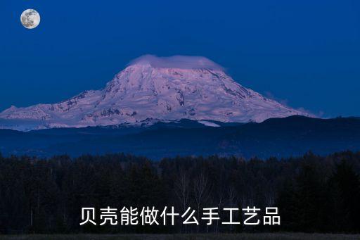 貝殼能做什么手工藝品