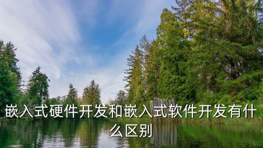 嵌入式軟件，什么是嵌入式軟件和非嵌入式軟件