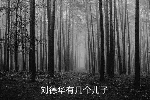 劉德華有幾個兒子