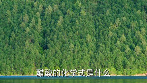醋酸化學式，醋酸的化學式是什么