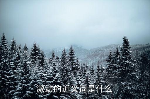 激動(dòng)的近義詞是什么，激動(dòng)的近義詞是什么