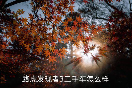 發現3，路虎發現3是哪年出的