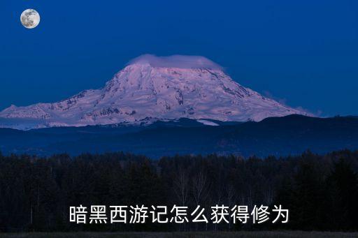 暗黑西游記，暗黑西游記怎么獲得修為