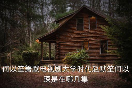 大學(xué)時(shí)代，何以笙簫默電視劇大學(xué)時(shí)代趙默笙何以琛是在哪幾集
