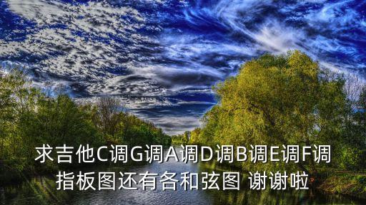 吉他和弦圖，吉他和弦指法圖
