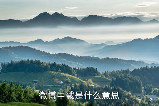 戳是什么意思，戳是什么意思