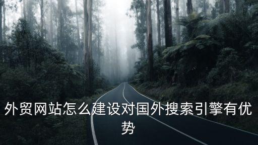 外貿(mào)網(wǎng)站模板，外貿(mào)網(wǎng)站怎么建設(shè)對(duì)國(guó)外搜索引擎有優(yōu)勢(shì)