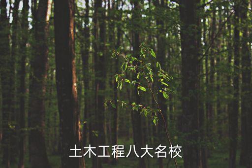 土木工程學校排名，土木工程院校排名